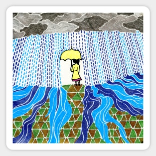 Let it Rain Sticker